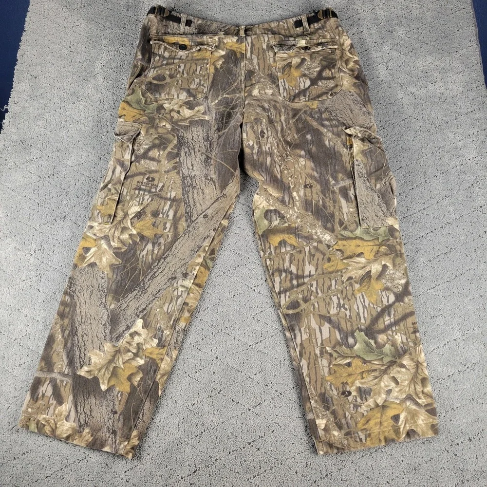 Columbia Cargo Pants Mens 40 Camo Double Knee Mossy Oak Breakup Hunting Outdoors